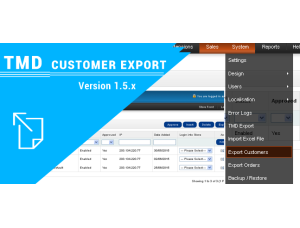Customer Export Module 1.5.x